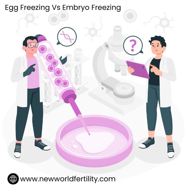 Egg Freezing vs. Embryo Freezing | New World Fertility